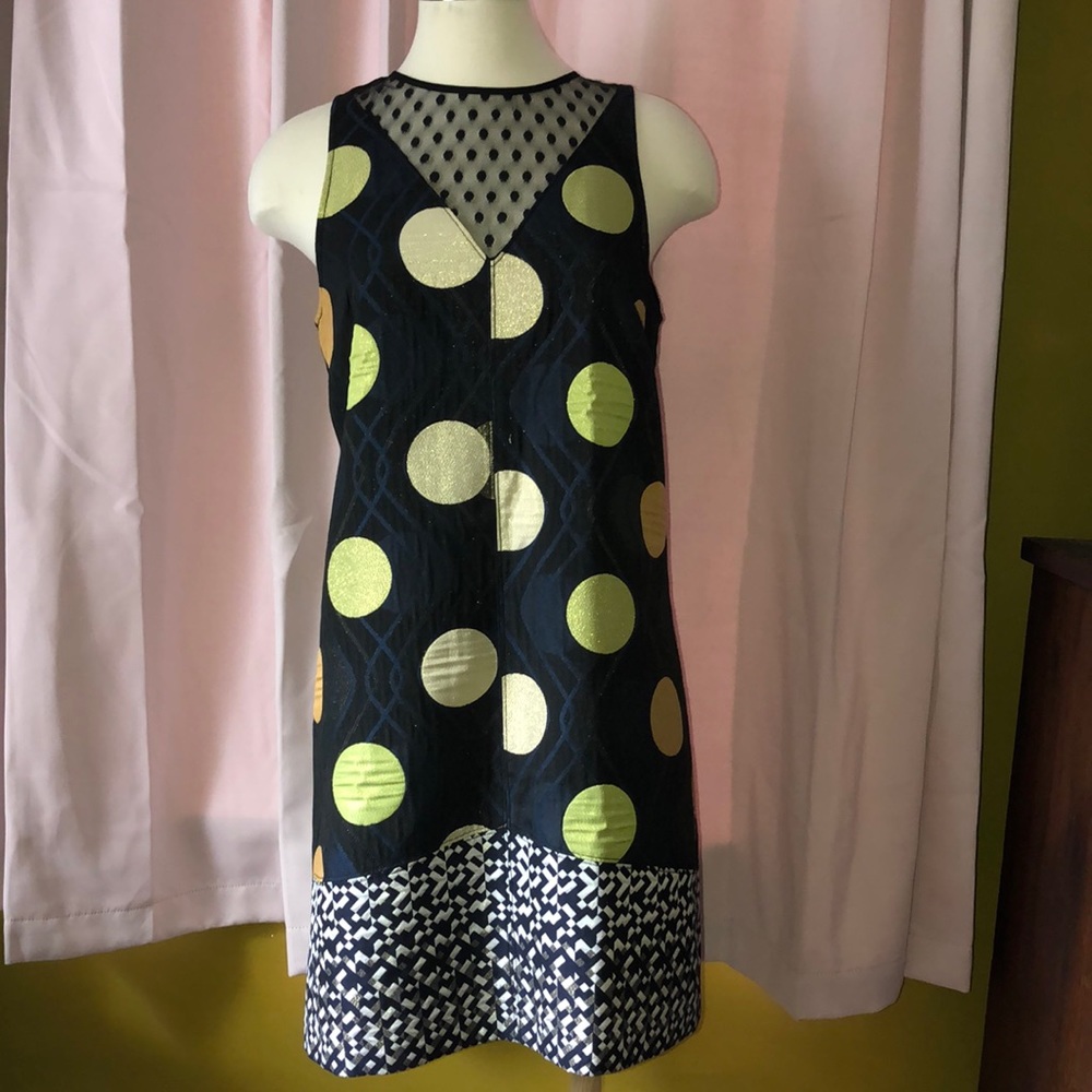 Anthropology Maeve color block dress